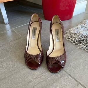 JIMMY CHOO patent leather pumps